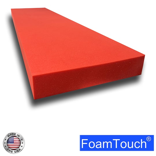 FoamTouch® 2" x 24" x 72" High Density Upholstery Foam